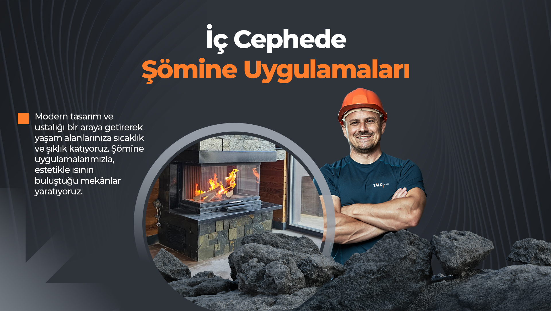 slider iç cephe şömine